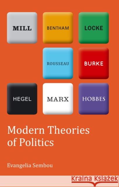 Modern Theories of Politics Evangelia Sembou 9781906165451  - książka