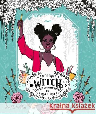 Modern Witch Tarot Coloring Book Lisa Sterle 9781454943310 Sterling Publishing (NY) - książka