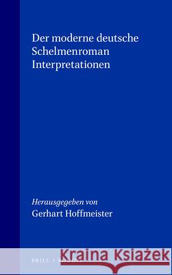moderne deutsche Schelmenroman Interpretationen  9789062039777 Brill (JL) - książka
