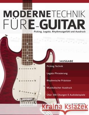 Moderne Technik für E-Gitarre Joseph Alexander 9781910403600 WWW.Fundamental-Changes.com - książka