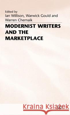 Modernist Writers and the Marketplace  9780333606599 PALGRAVE MACMILLAN - książka