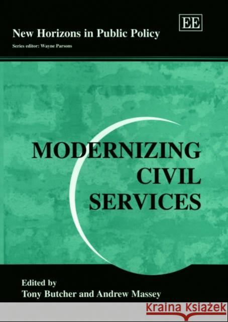 Modernizing Civil Services  9781843762010 Edward Elgar Publishing Ltd - książka