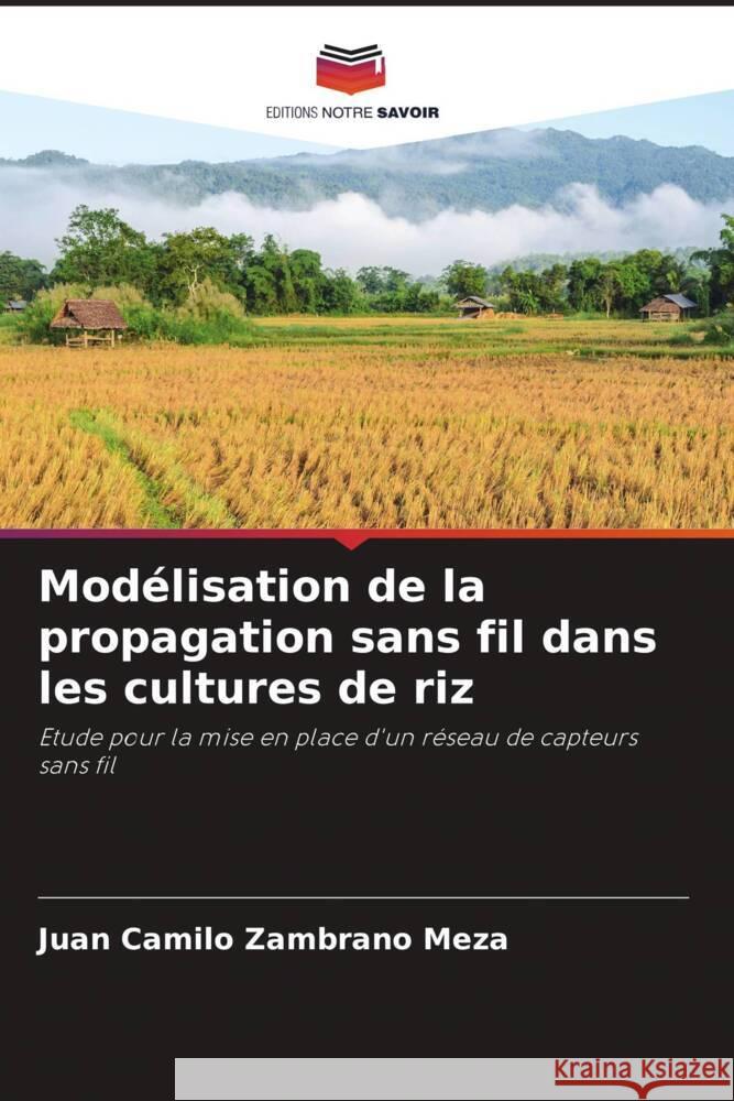 Modélisation de la propagation sans fil dans les cultures de riz Zambrano Meza, Juan Camilo 9786204834139 Editions Notre Savoir - książka