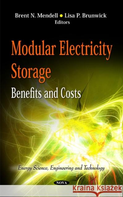 Modular Electricity Storage: Benefits & Costs Brent N Mendell, Lisa P Brunwick 9781614704591 Nova Science Publishers Inc - książka