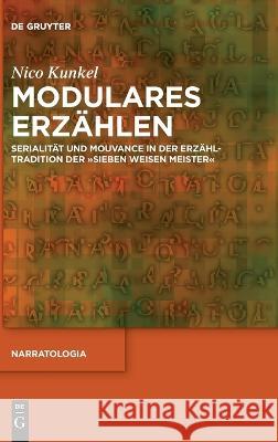 Modulares Erzählen Kunkel, Nico 9783110997620 de Gruyter - książka
