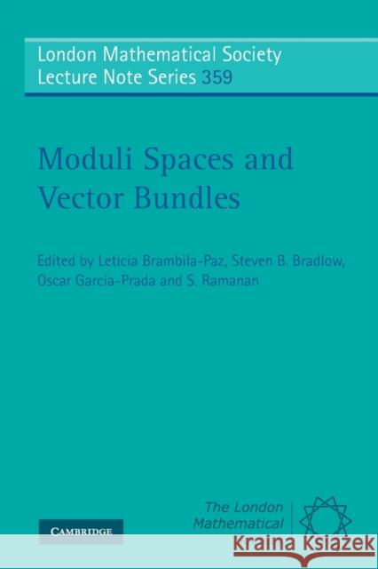 Moduli Spaces and Vector Bundles  9780521734714 CAMBRIDGE UNIVERSITY PRESS - książka