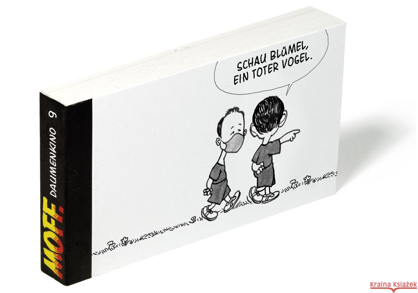 MOFF. Daumenkino Nr. 9 - Der tote Vogel Haderer, Gerhard 9783903055667 Scherz & Schund Fabrik - książka