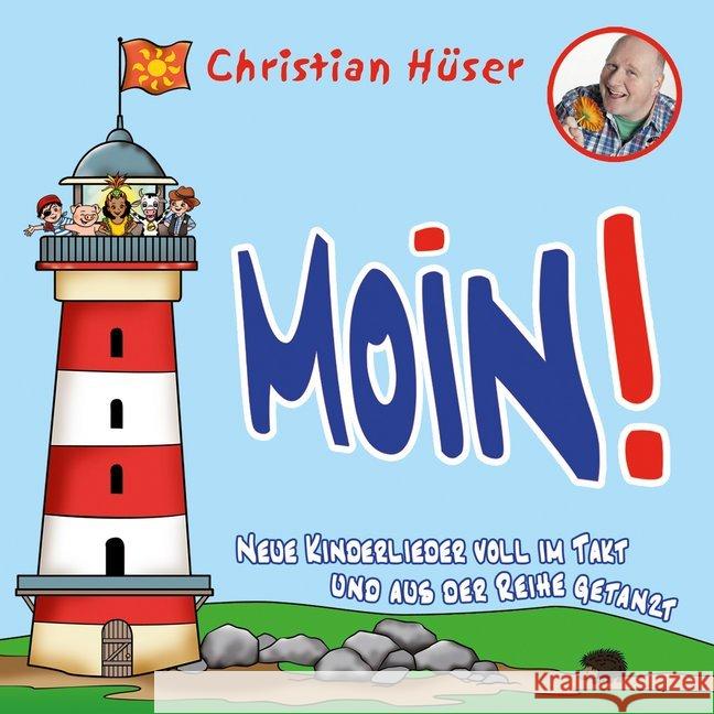 Moin!, 1 Audio-CD : Neue Kinderlieder voll im Takt und aus der Reihe getanzt Hüser, Christian 9783957223241 Media-Arte - książka