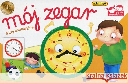 Mój zegar - Loteryjka edukacyjna Pogorzelska Julia 5902410007165 Adamigo - książka