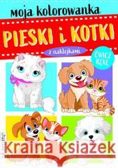 Moja kolorowanka. Pieski i kotki praca zbiorowa 9788382491692 Junior.pl - książka