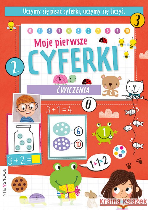 Moje pierwsze cyferki  9788366356641 Books and Fun - książka