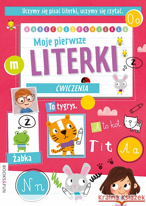 Moje pierwsze literki Praca Zbiorowa 9788366356634 Books and Fun - książka