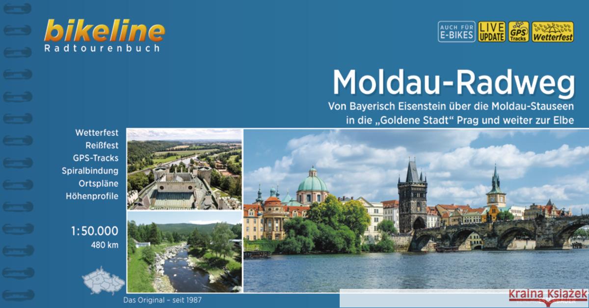 Moldau-Radweg  9783711101150 Esterbauer - książka