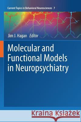Molecular and Functional Models in Neuropsychiatry Jim J. Hagan 9783642267673 Springer - książka