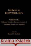 Molecular Evolution: Computer Analysis of Protein and Nucleic Acid Sequences: Volume 183 Abelson, John N. 9780121820848 Academic Press