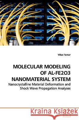 Molecular Modeling of Al-Fe2o3 Nanomaterial System Vikas Tomar 9783639158588 VDM Verlag - książka