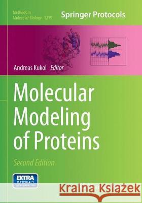 Molecular Modeling of Proteins Andreas Kukol 9781493954919 Humana Press - książka