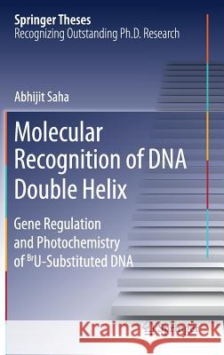 Molecular Recognition of DNA Double Helix: Gene Regulation and Photochemistry of Bru Substituted DNA Saha, Abhijit 9789811087455 Springer - książka