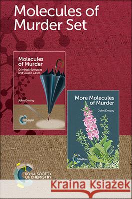 Molecules of Murder Set John Emsley 9781788011167 Royal Society of Chemistry - książka