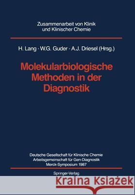 Molekularbiologische Methoden in Der Diagnostik Lang, Hermann 9783540509660 Springer - książka