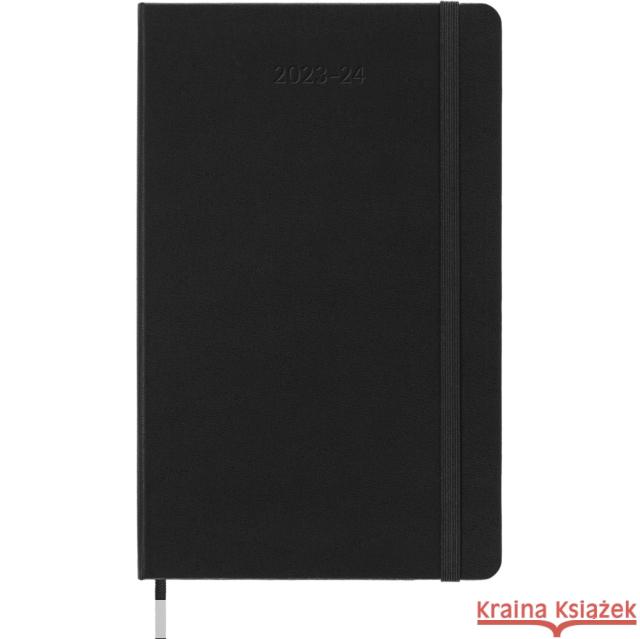 Moleskine 2024 18-Month Weekly Horizontal Large Hardcover Notebook  8056598857047 Moleskine - książka