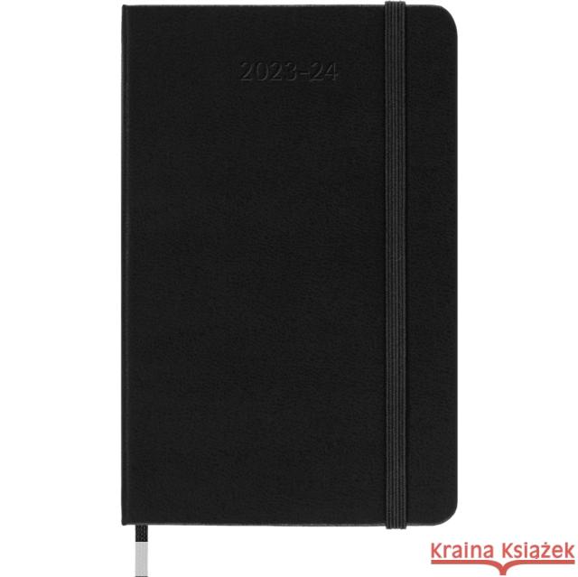 Moleskine 2024 18-Month Weekly Horizontal Pocket Hardcover Notebook  8056598857054 Moleskine - książka