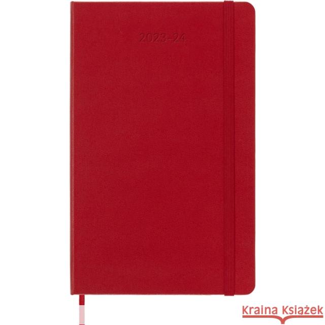 Moleskine 2024 18-Month Weekly Large Hardcover Notebook  8056598856927 Moleskine - książka