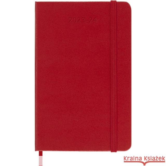 Moleskine 2024 18-Month Weekly Pocket Hardcover Notebook  8056598856989 Moleskine - książka