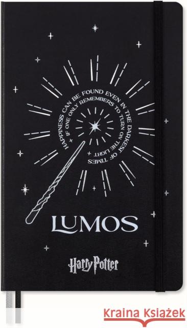 Moleskine Harry Potter Lumos Notizbuch, L/A5  8056999272777 Moleskine - książka