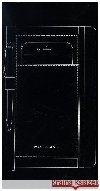 Moleskine klassisches Utensilienband Large, Schwarz  8056999275877 Moleskine Germany - książka