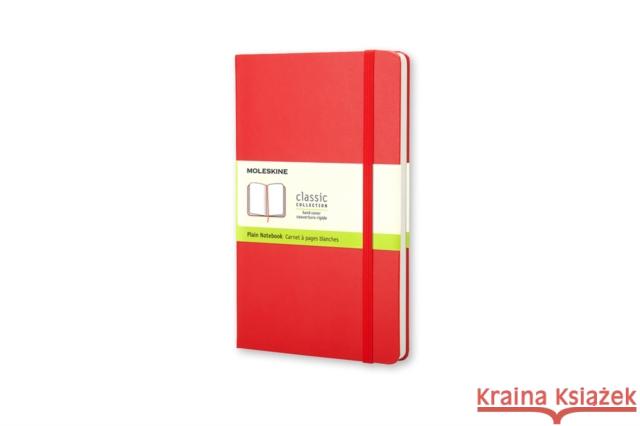 Moleskine Large Plain Hardcover Notebook Scarlet Red Moleskine 9788862930062 Moleskine - książka