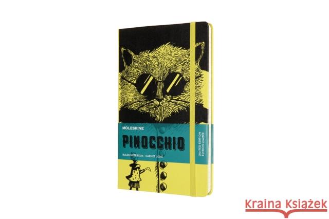 Moleskine Limited Edition Pinocchio Large Ruled Notebook: The Cat MOLESKINE 8056420853643 MOLESKINE - książka