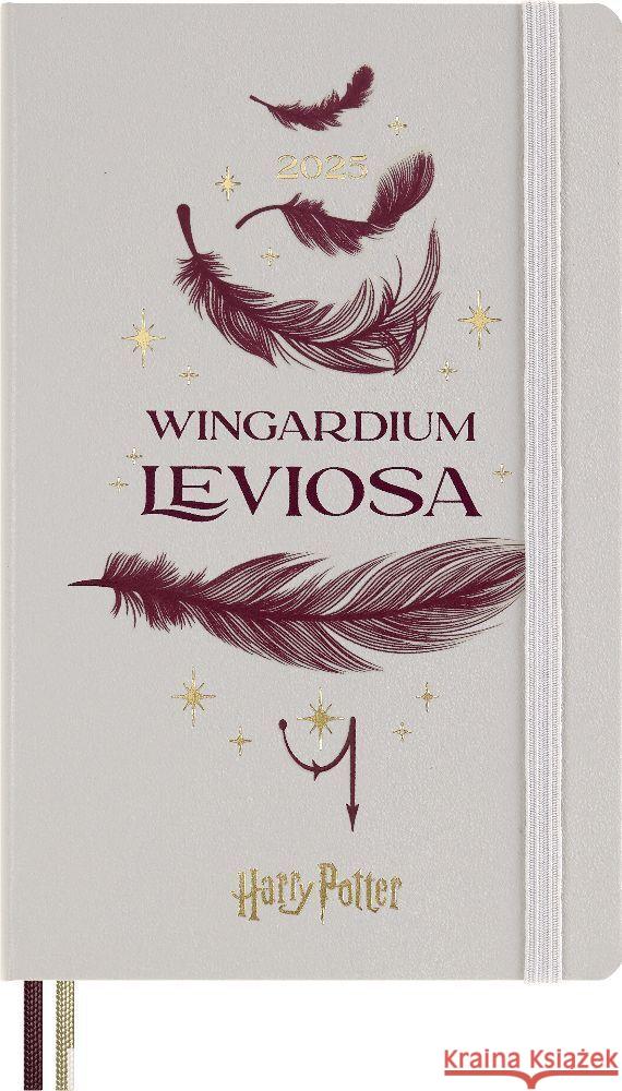 Moleskine Ltd. Ed. Harry Potter 2025 12-Month Weekly Large Hardcover Notebook: Wingardium Leviosa Moleskine 8056999272159 Moleskine - książka