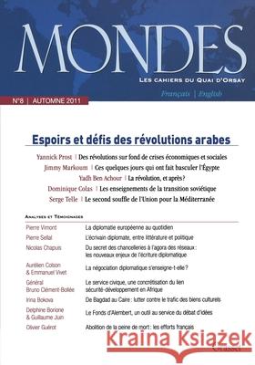 Mondes n?8 Les cahiers du Quai d'Orsay Collectif 9782246786283 Grasset - książka