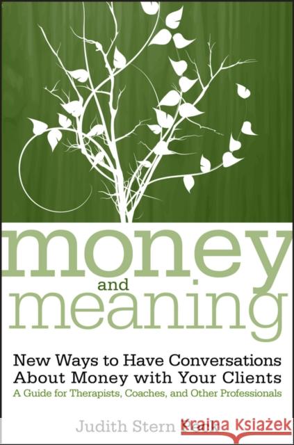 Money and Meaning + url Stern Peck, Judith 9780470083420 John Wiley & Sons - książka