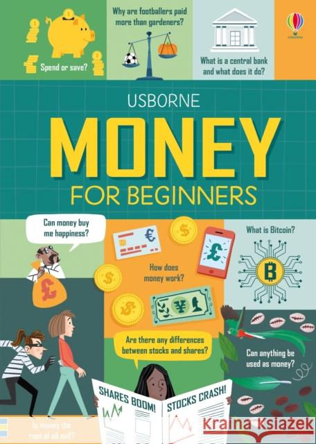 Money for Beginners Reynolds Eddie Oldham Matthew Bryan Lara 9781474958233 Usborne Publishing Ltd - książka