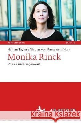 Monika Rinck: Poesie und Gegenwart Nathan Taylor Nicolas Vo 9783662648971 J.B. Metzler - książka