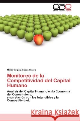 Monitoreo de la Competitividad del Capital Humano Pacas Rivera Maria Virginia 9783845485218 Editorial Acad Mica Espa Ola - książka