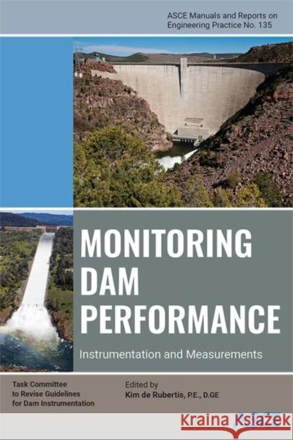 Monitoring Dam Performance : Instrumentation and Measurements Task Committee to Revise Guidelines for  Kim de Rubertis  9780784414828 American Society of Civil Engineers - książka