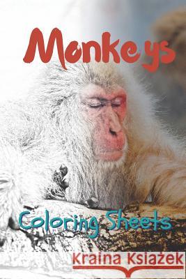 Monkey Coloring Sheets: 30 Monkey Drawings, Coloring Sheets Adults Relaxation, Coloring Book for Kids, for Girls, Volume 14 Julian Smith 9781797498270 Independently Published - książka