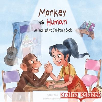 Monkey vs Human Chris James Allen Rodrigo Merched Michelle Wanasundera 9781067019297 Suitcase Books - książka