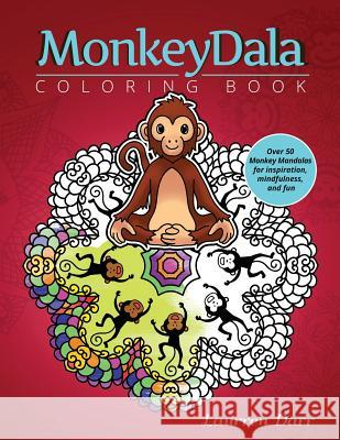 MonkeyDala Coloring Book Laurren Darr 9781943356522 Left Paw Press, LLC - książka