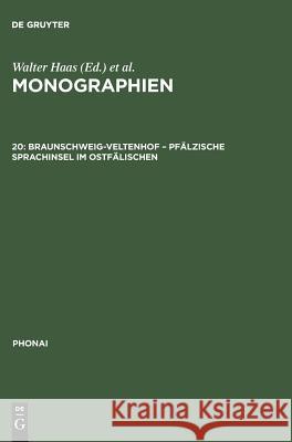 Monographien, 20, Braunschweig-Veltenhof - Pfälzische Sprachinsel im Ostfälischen Karch, Dieter 9783484230248 Max Niemeyer Verlag - książka