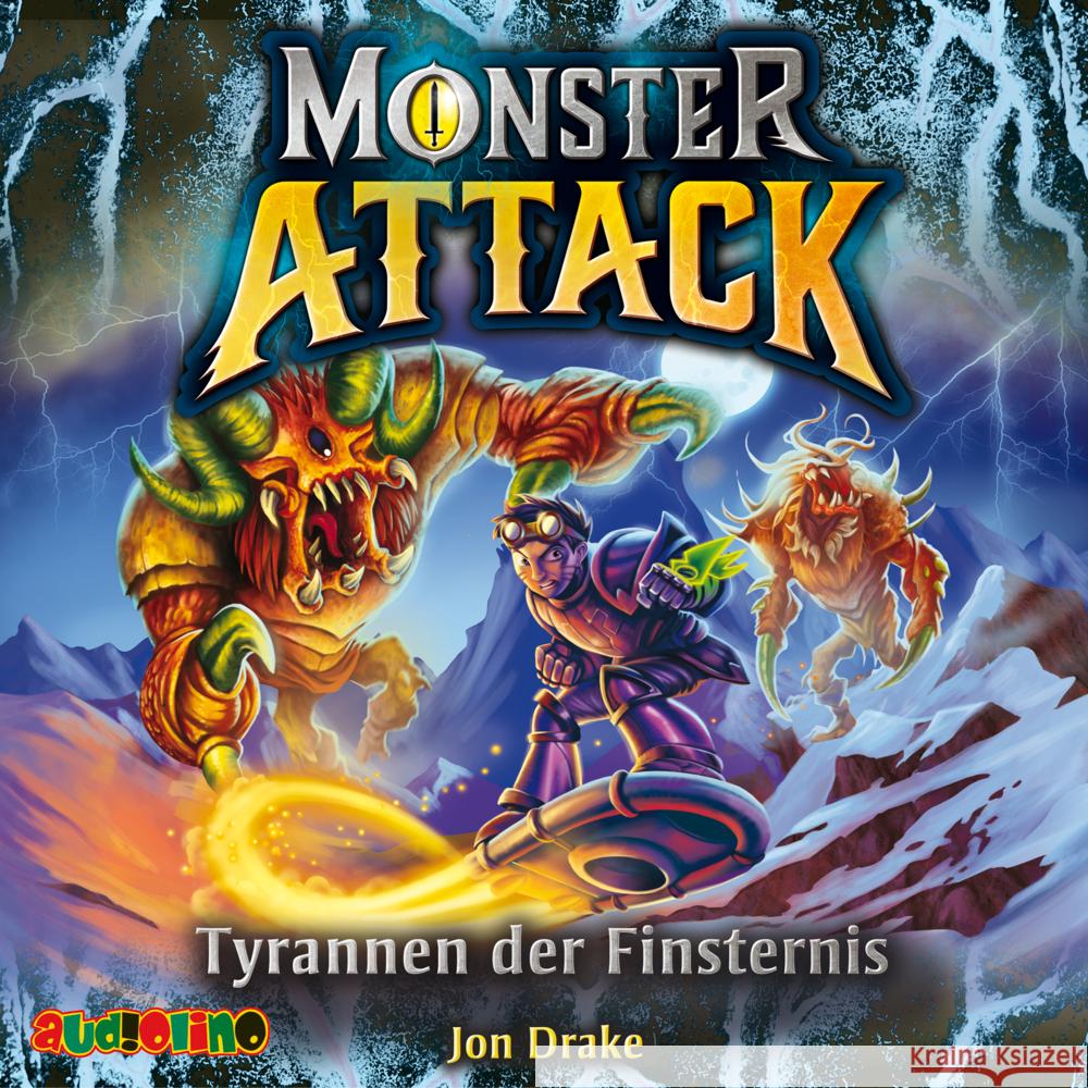 Monster Attack (4), 2 Audio-CD Drake, Jon 9783867373944 Audiolino - książka
