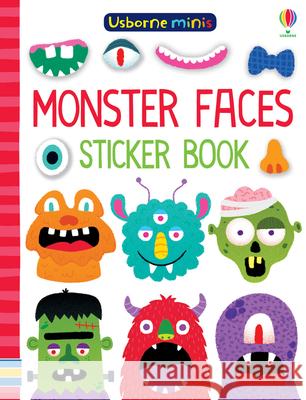 Monster Faces Sticker Book Sam Smith 9781474960311 Usborne Publishing Ltd - książka