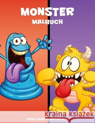 Monster-Malbuch 1 Nick Snels 9781530330799 Createspace Independent Publishing Platform - książka