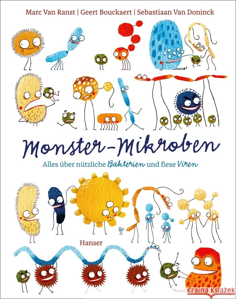 Monster-Mikroben Van Ranst, Marc, Bouckaert, Geert 9783446269538 Hanser - książka