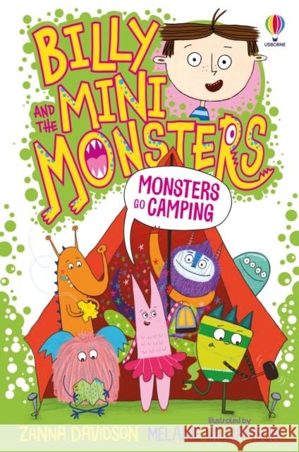 Monsters go Camping ZANNA DAVIDSON 9781474978439 Usborne Publishing Ltd - książka