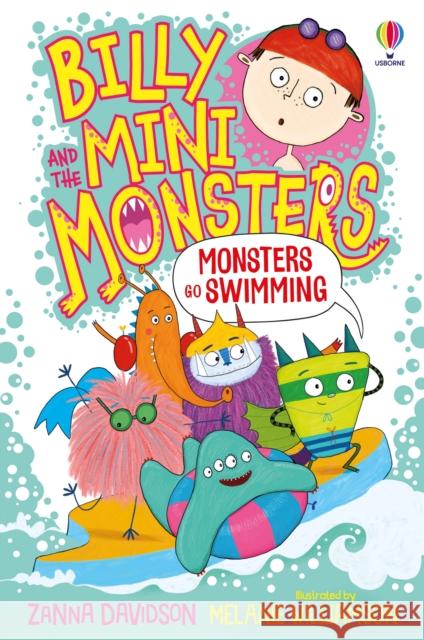 Monsters go Swimming Zanna Davidson Melanie Williamson  9781474978361 Usborne Publishing Ltd - książka