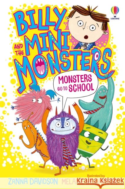 Monsters go to School Zanna Davidson 9781474978354 Usborne Publishing Ltd - książka